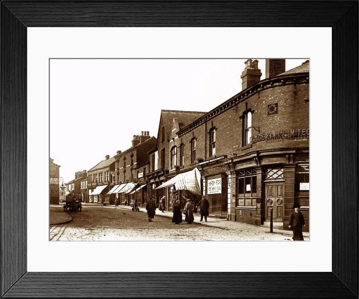 Framed Print : Town Street, Armley, early 1900s