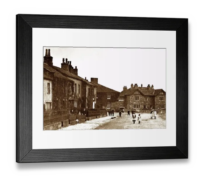 Framed Print : High Street, Gargrave, early 1900s Framed Print : High Street, Gargrave, early 1900s