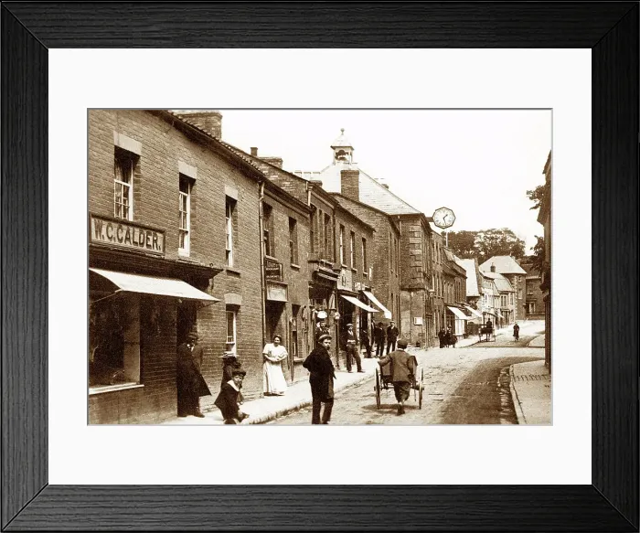 Framed Print : Langport Bow Street early 1900s Framed Print : Langport Bow Street early 1900s