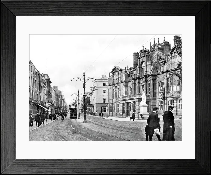 Framed Print : Leamington Spa Parade and Town Hall early 1900s Framed Print : Leamington Spa Parade and Town Hall early 1900s