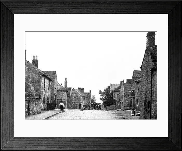 Framed Print : Laughton High Street early 1900s Framed Print : Laughton High Street early 1900s