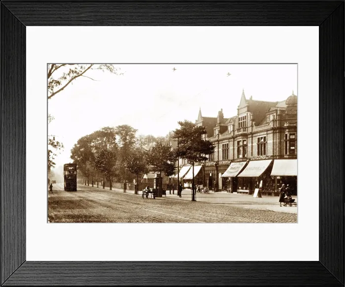 Framed Print : Wilmslow Road, Fallowfield early 1900s Framed Print : Wilmslow Road, Fallowfield early 1900s