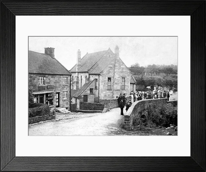 Framed Print : Low Mill, Farndale, early 1900s Framed Print : Low Mill, Farndale, early 1900s