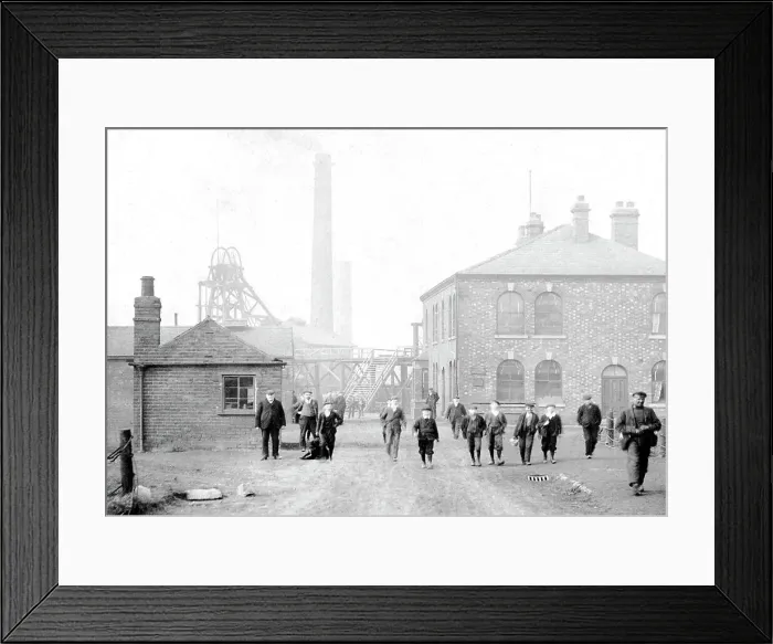 Framed Print : Featherstone Main Pit early 1900s Framed Print : Featherstone Main Pit early 1900s