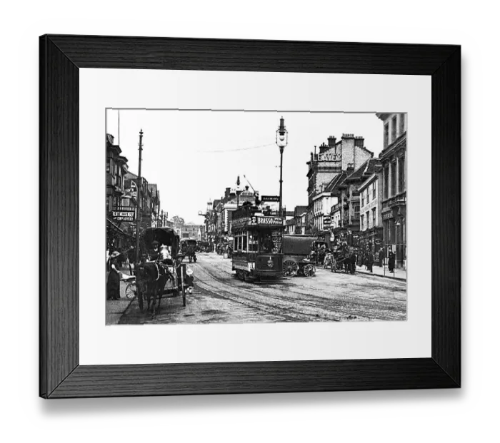 Framed Print : Maidstone High Street early 1900s Framed Print : Maidstone High Street early 1900s