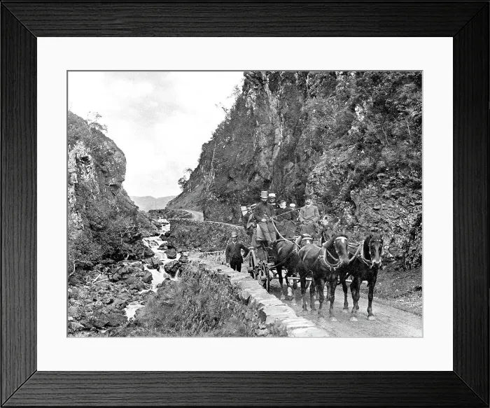 Framed Print : Oban Pass of Melfort Victorian period Framed Print : Oban Pass of Melfort Victorian period