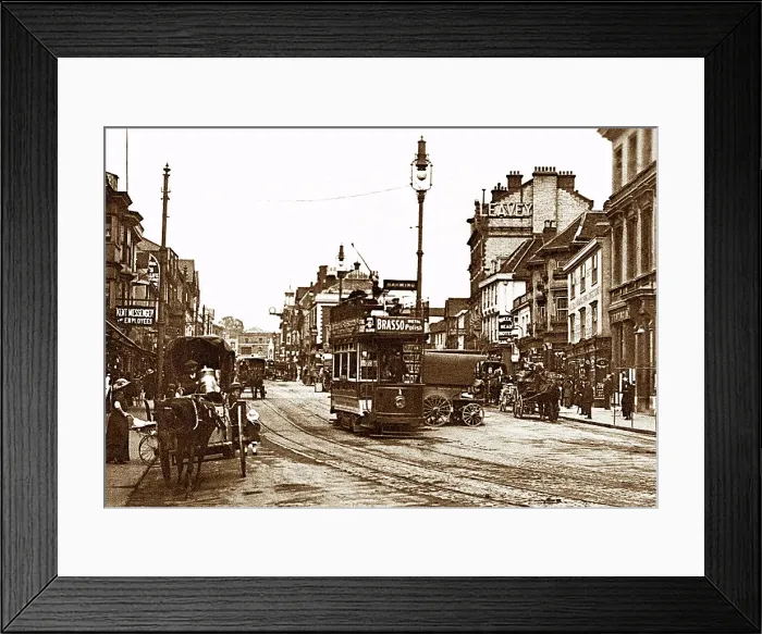 Framed Print : High Street, Maidstone, early 1900s Framed Print : High Street, Maidstone, early 1900s
