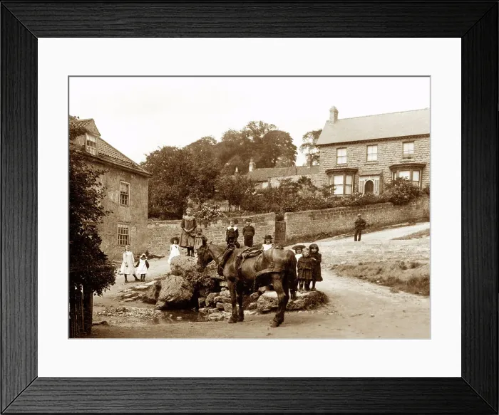 Framed Print : Maltby Well, early 1900s Framed Print : Maltby Well, early 1900s