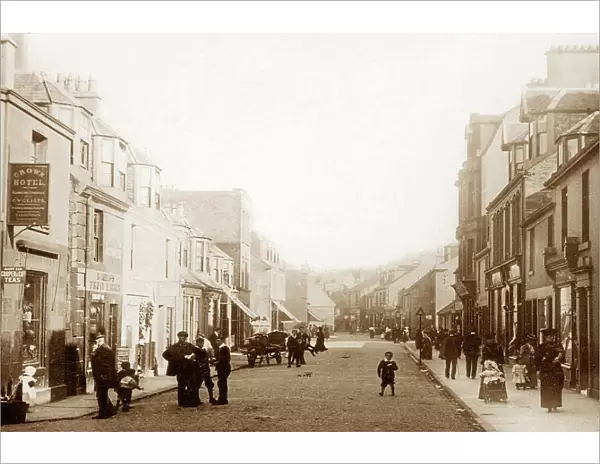 Dockhead Street, Saltcoats, early 1900s