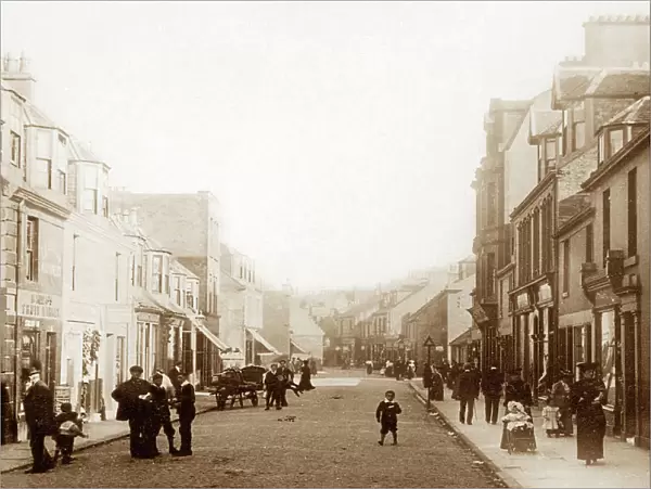 Dockhead Street, Saltcoats, early 1900s