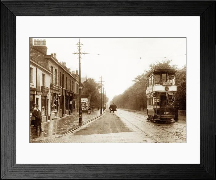 Framed Print : Washway Road, Sale, early 1900s Framed Print : Washway Road, Sale, early 1900s