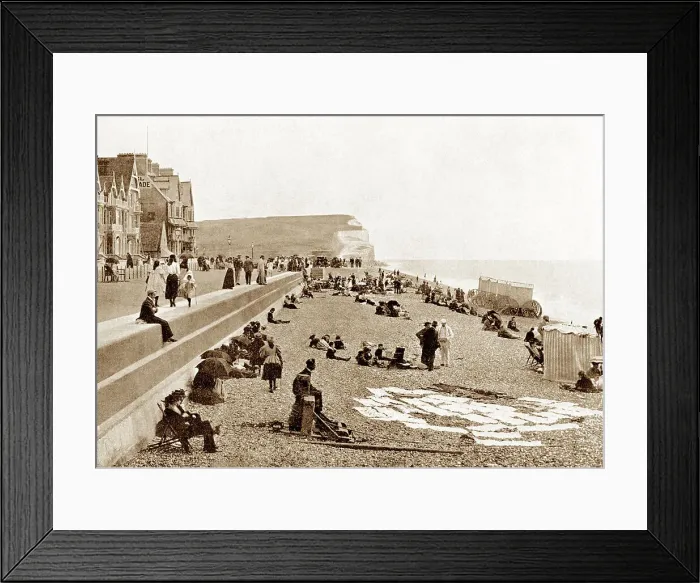Framed Print : The Parade, Seaford, early 1900s Framed Print : The Parade, Seaford, early 1900s