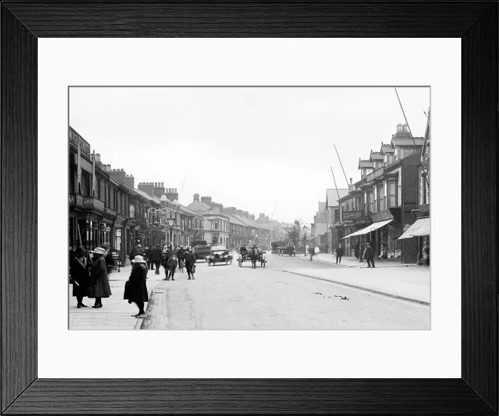 Framed Print : Scunthorpe High Street probably 1920s Framed Print : Scunthorpe High Street probably 1920s