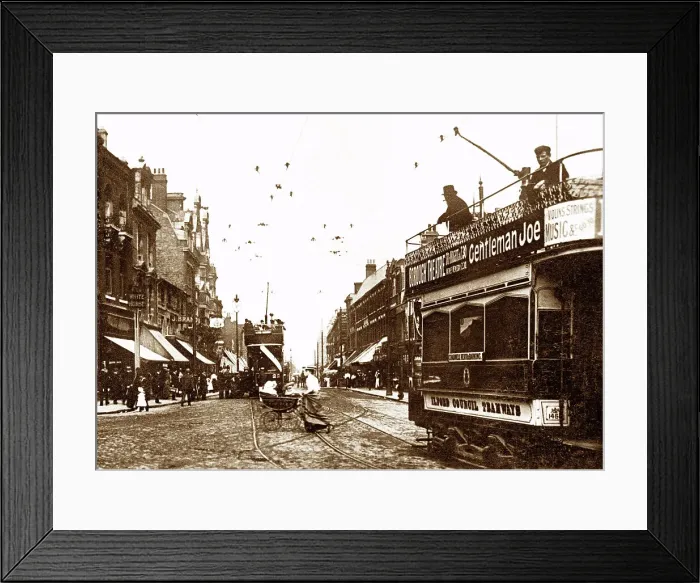 Framed Print : Ilford High Street, early 1900s Framed Print : Ilford High Street, early 1900s
