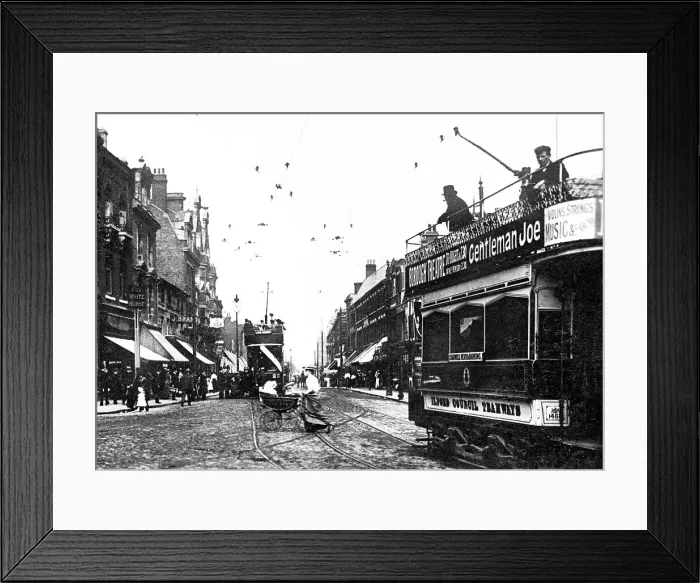 Framed Print : Ilford High Street early 1900s Framed Print : Ilford High Street early 1900s
