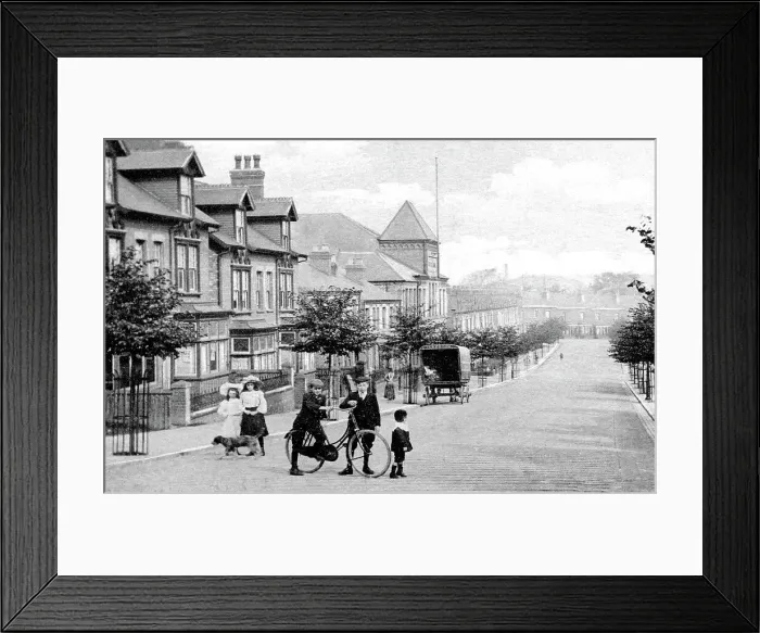 Framed Print : Ilkeston Lord Haddon Road early 1900s Framed Print : Ilkeston Lord Haddon Road early 1900s