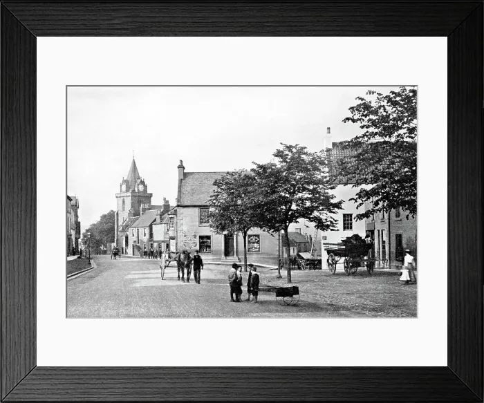 Framed Print : Inverkeithing High Street early 1900s Framed Print : Inverkeithing High Street early 1900s