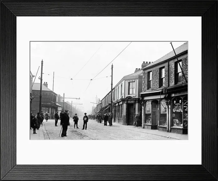 Framed Print : Jarrow Western Road early 1900s Framed Print : Jarrow Western Road early 1900s