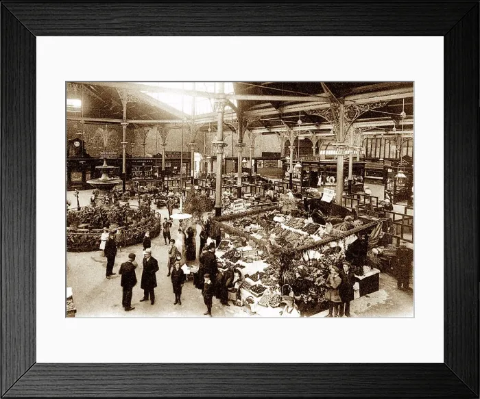 Framed Print : The new Market, St. Helier, Jersey, early 1900s Framed Print : The new Market, St. Helier, Jersey, early 1900s