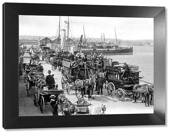 St. Helier Harbour, Jersey, early 1900s