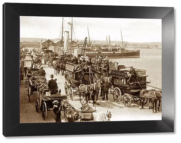 Jersey St. Helier Harbour early 1900s