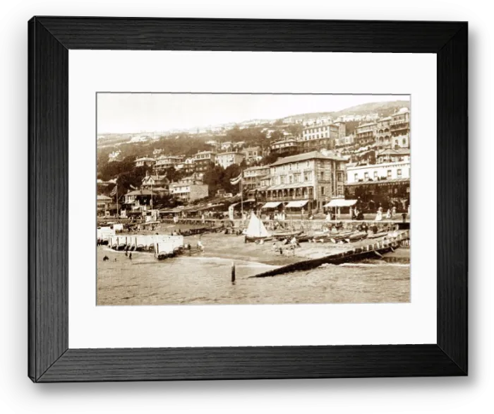 Framed Print : Ventnor, Isle of Wight, early 1900s Framed Print : Ventnor, Isle of Wight, early 1900s