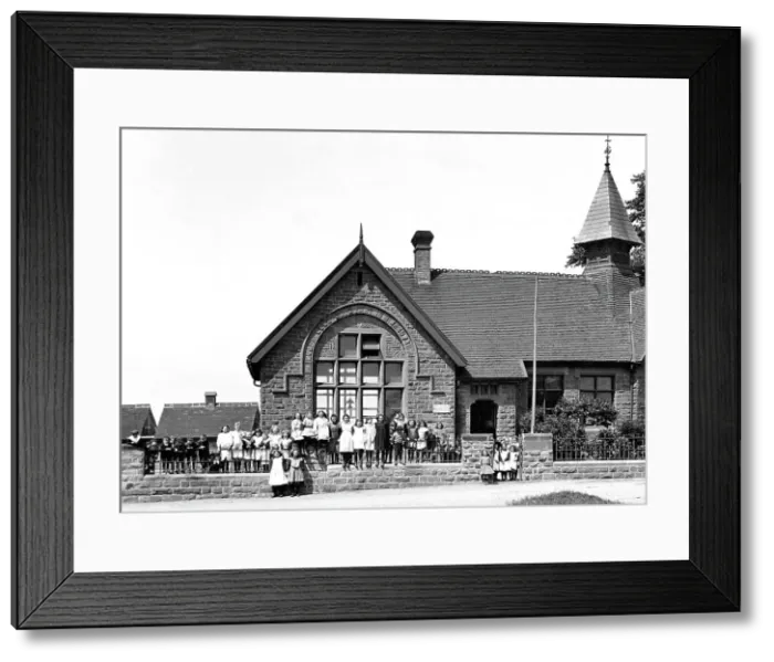 Framed Print : Barnburgh School Mexborough early 1900s Framed Print : Barnburgh School Mexborough early 1900s