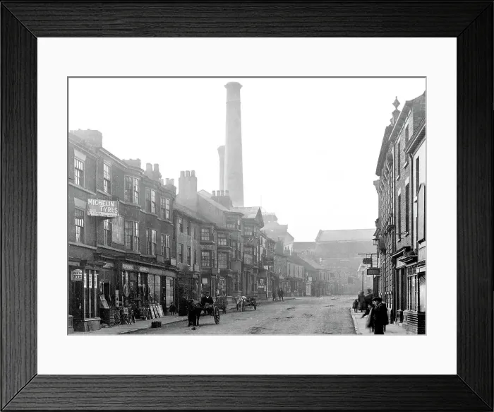 Framed Print : Tadcaster Bridge Street early 1900s Framed Print : Tadcaster Bridge Street early 1900s