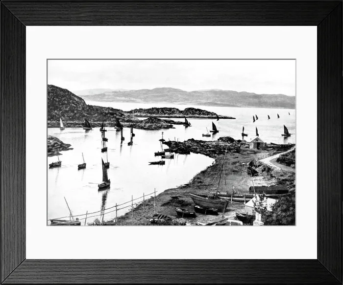 Framed Print : Tarbert Harbour early 1900s Framed Print : Tarbert Harbour early 1900s