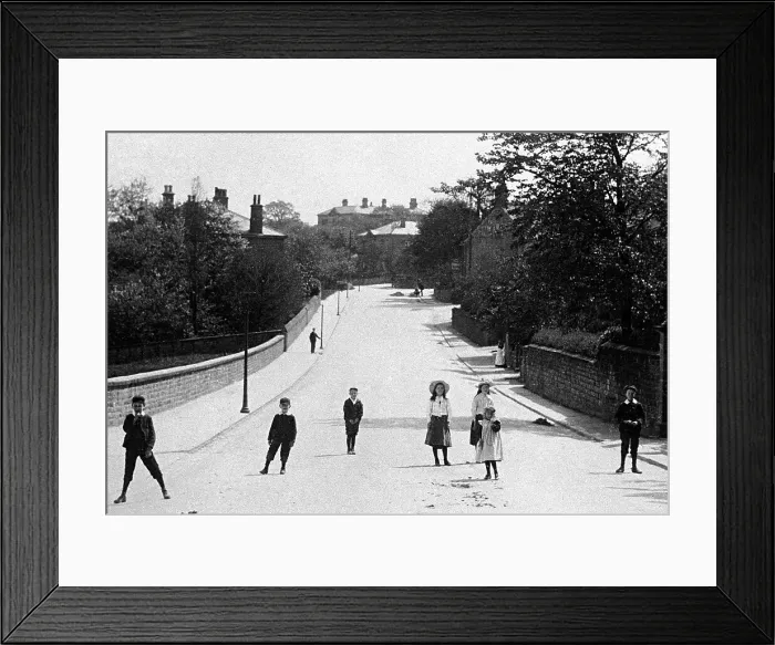 Framed Print : Calverley Towngate early 1900s Framed Print : Calverley Towngate early 1900s