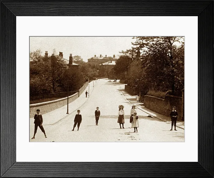 Framed Print : Towngate, Calverley, early 1900s Framed Print : Towngate, Calverley, early 1900s