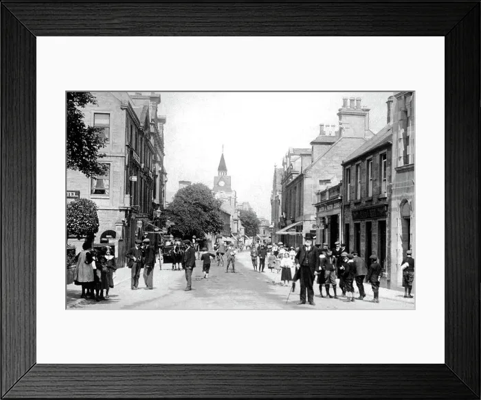 Framed Print : Nairn High Street early 1900s Framed Print : Nairn High Street early 1900s