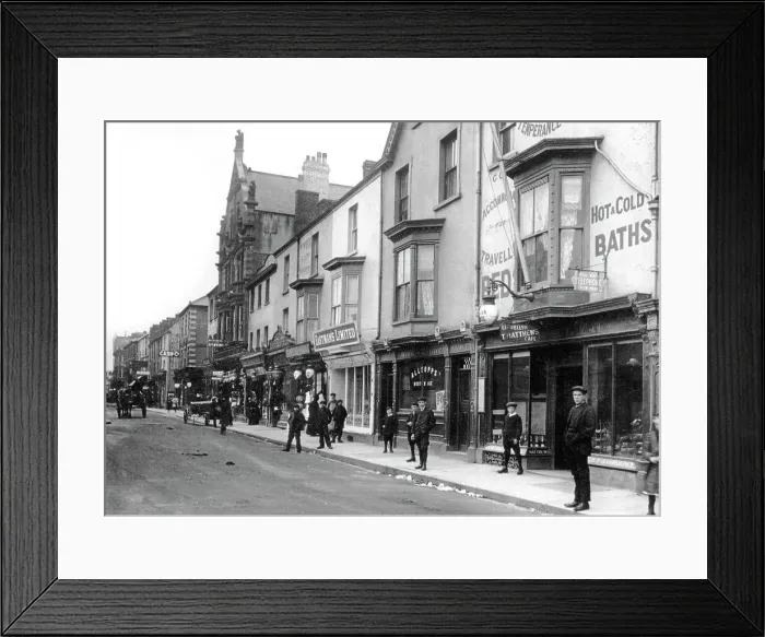 Framed Print : Neath Green Street early 1900s Framed Print : Neath Green Street early 1900s