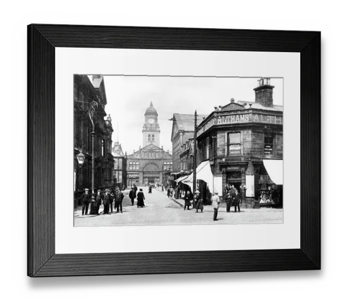 Framed Print : Nelson Market Street early 1900s Framed Print : Nelson Market Street early 1900s