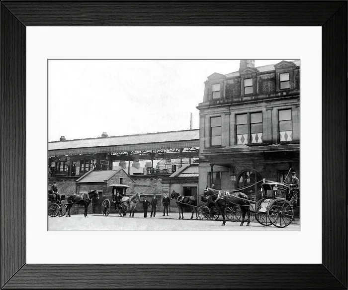 Framed Print : Nelson Railway Station early 1900s Framed Print : Nelson Railway Station early 1900s