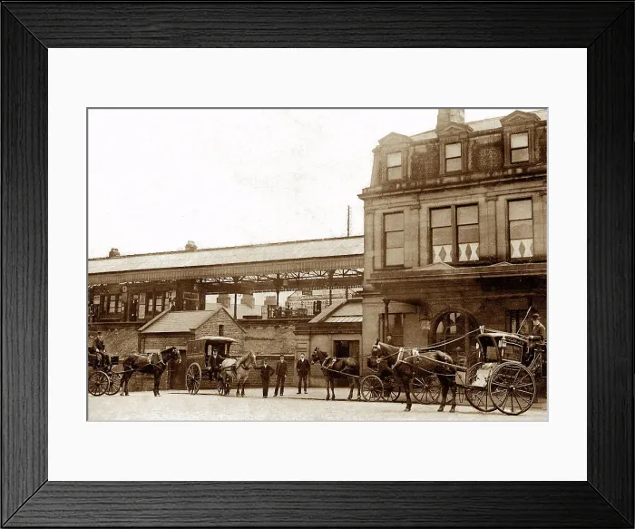 Framed Print : Nelson Railway Station, early 1900s Framed Print : Nelson Railway Station, early 1900s