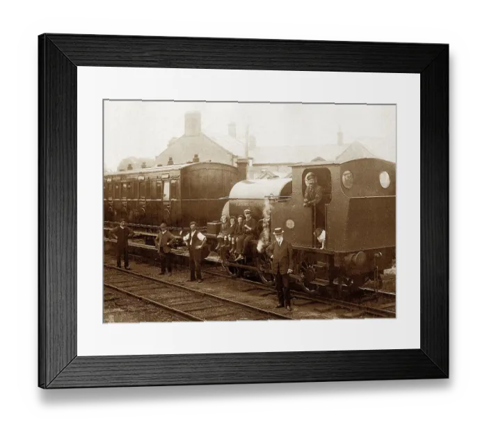 Framed Print : Easingwold Railway Station, early 1900s Framed Print : Easingwold Railway Station, early 1900s