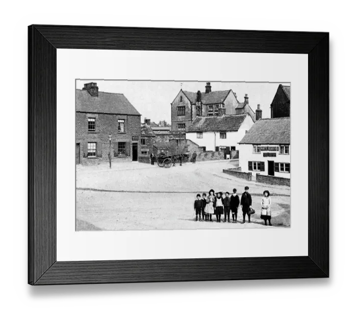Framed Print : Ecclesfield Stocks Hill early 1900s Framed Print : Ecclesfield Stocks Hill early 1900s