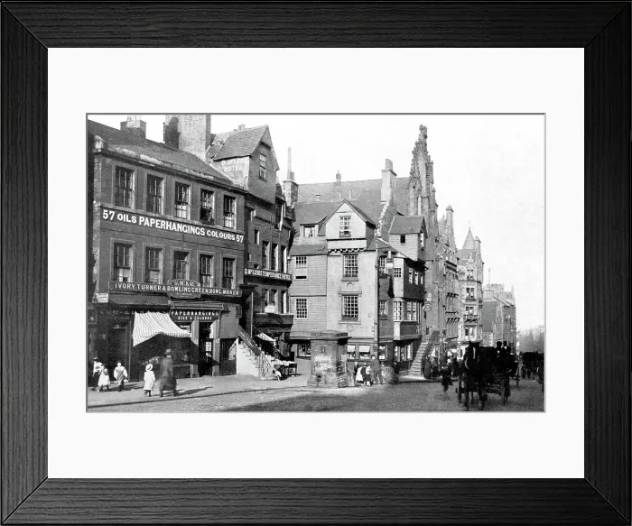 Framed Print : Edinburgh John Knox's House early 1900s Framed Print : Edinburgh John Knox's House early 1900s