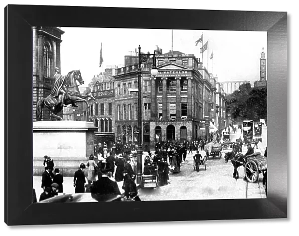 Edinburgh Post Office and Waterloo Place early 1900s