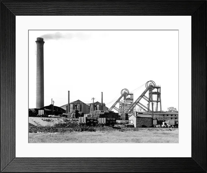 Framed Print : Edington Colliery early 1900s Framed Print : Edington Colliery early 1900s