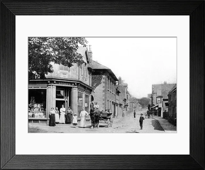 Framed Print : Edwinstowe early 1900s Framed Print : Edwinstowe early 1900s