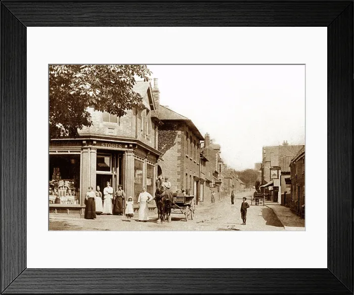 Framed Print : Edwinstowe, early 1900s Framed Print : Edwinstowe, early 1900s