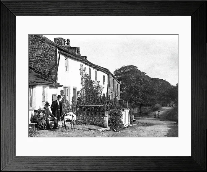 Framed Print : Padiham Trap Lane early 1900s Framed Print : Padiham Trap Lane early 1900s
