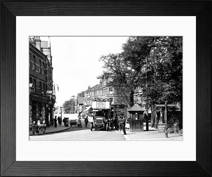 Framed Print : Palmers Green Triangle early 1900s Framed Print : Palmers Green Triangle early 1900s
