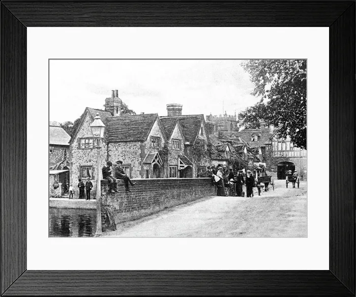 Framed Print : Pangbourne early 1900s Framed Print : Pangbourne early 1900s