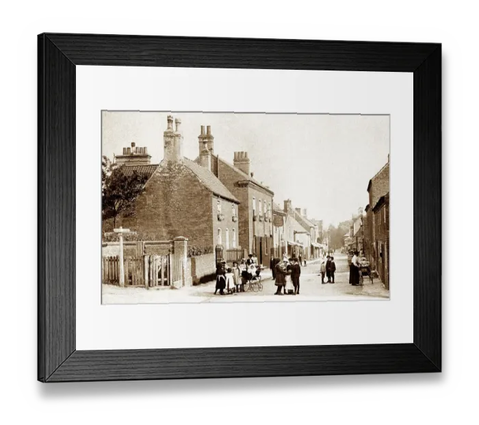Framed Print : Edwinstowe, early 1900s Framed Print : Edwinstowe, early 1900s