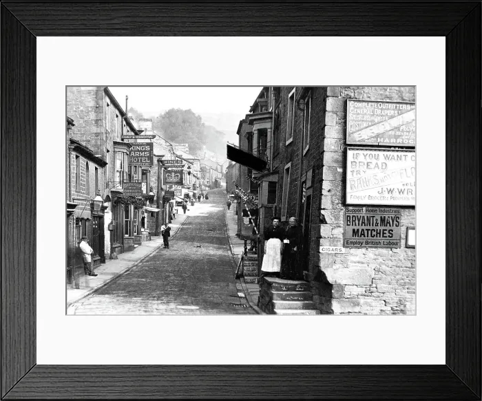 Framed Print : High Street, Pateley Bridge, early 1900s Framed Print : High Street, Pateley Bridge, early 1900s