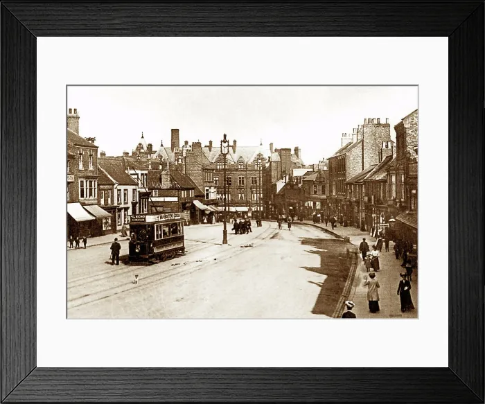 Framed Print : Bondgate, Darlington, early 1900s Framed Print : Bondgate, Darlington, early 1900s