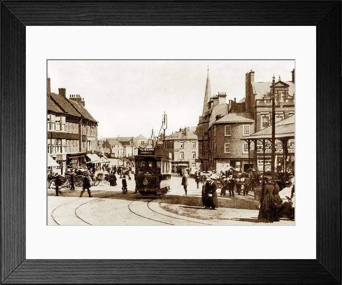 Framed Print : Tubwell Road, Darlington, early 1900s Framed Print : Tubwell Road, Darlington, early 1900s